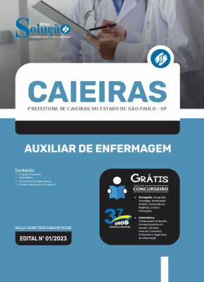 Apostila Prefeitura de Caieiras - SP - Auxiliar de Enfermagem - Imagem 3