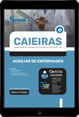 Apostila Prefeitura de Caieiras - SP em PDF - Auxiliar de Enfermagem - Imagem 1