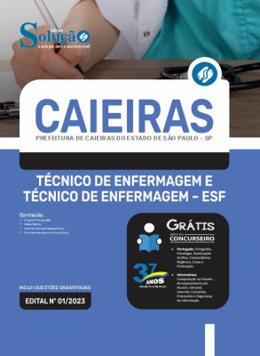 Apostila Prefeitura de Caieiras - SP - Técnico de Enfermagem e Técnico de Enfermagem - ESF - Imagem 3