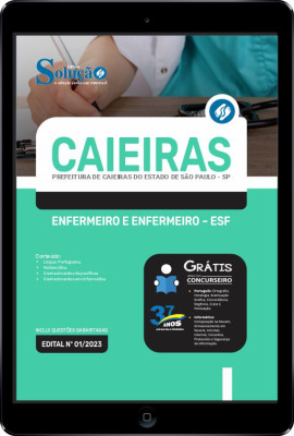 Apostila Prefeitura de Caieiras - SP em PDF - Enfermeiro e Enfermeiro - ESF - Imagem 1