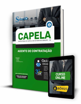 Apostila Prefeitura de Capela - SE - Agente de Contratação - Imagem 1