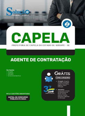 Apostila Prefeitura de Capela - SE - Agente de Contratação - Imagem 3