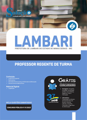 Apostila Prefeitura de Lambari - MG - Professor Regente de Turma - Imagem 3