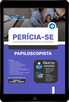 Apostila SSP-SE em PDF - Papiloscopista - Imagem 1