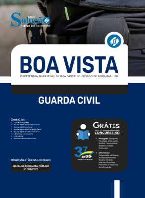 Apostila Prefeitura de Boa Vista - RR - Guarda Civil - Imagem 3