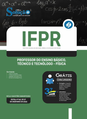 Apostila IFPR - Professor do Ensino Básico, Técnico e Tecnólogo - Física - Imagem 3