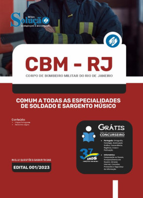 Apostila CBM-RJ - Comum a Todas as Especialidades de Soldado e Sargento Músico - Imagem 3