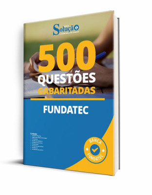 Caderno de Questões FUNDATEC - 500 Questões Gabaritadas - Imagem 1