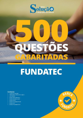 Caderno de Questões FUNDATEC - 500 Questões Gabaritadas - Imagem 2