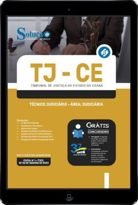 Apostila TJ-CE em PDF - Técnico Judiciário - Área: Judiciária - Imagem 1