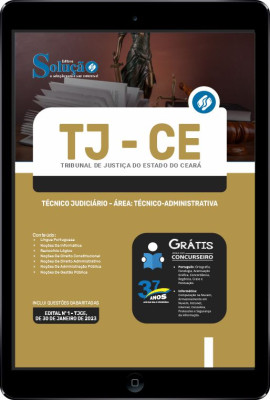 Apostila TJ-CE em PDF - Técnico Judiciário - Área: Técnico-Administrativa - Imagem 1