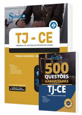 Combo Impresso TJ-CE - Técnico Judiciário - Área: Judiciária - Imagem 1