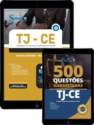 Capa Combo Digital TJ-CE - Técnico Judiciário - Área: Judiciária