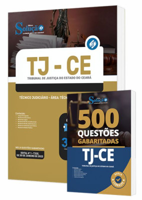 Combo Impresso TJ-CE - Técnico Judiciário - Área: Técnico-Administrativa - Imagem 1