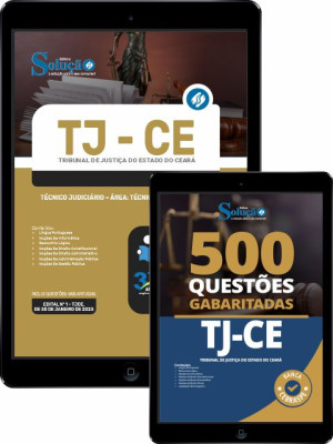 Combo Digital TJ-CE - Técnico Judiciário - Área: Técnico-Administrativa - Imagem 1