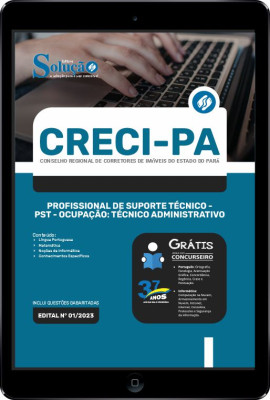 Apostila CRECI-PA em PDF - Profissional de Suporte Técnico - PST - Ocupação: Técnico Administrativo - Imagem 1