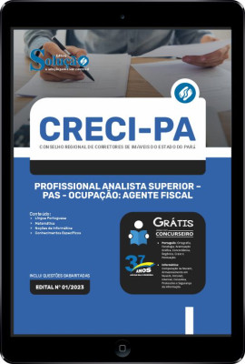 Apostila CRECI-PA em PDF - Profissional Analista Superior - PAS - Ocupação: Agente Fiscal - Imagem 1