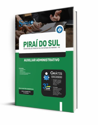 Apostila Prefeitura de Piraí do Sul - PR - Auxiliar Administrativo - Imagem 2