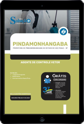 Apostila Prefeitura de Pindamonhangaba - SP em PDF - Agente Controle Vetor - Imagem 1