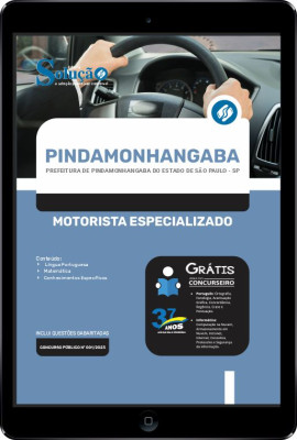 Apostila Prefeitura de Pindamonhangaba - SP em PDF - Motorista Especializado - Imagem 1