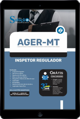 Apostila AGER-MT em PDF - Inspetor Regulador - Imagem 1