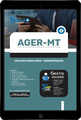 Apostila AGER-MT em PDF - Analista Regulador - Administração - Imagem 1