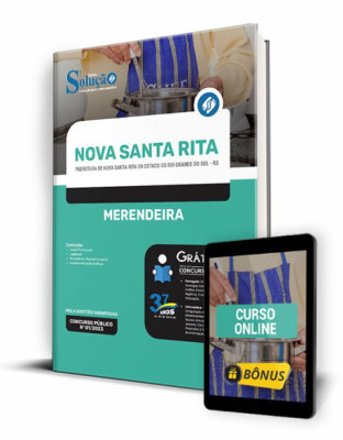 Apostila Prefeitura de Nova Santa Rita - RS - Merendeira - Imagem 1