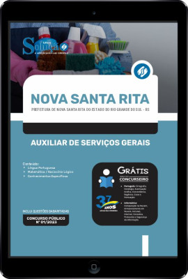 Apostila Prefeitura de Nova Santa Rita - RS em PDF - Auxiliar de Serviços Gerais - Imagem 1