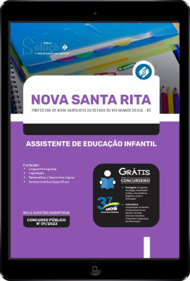 Apostila Prefeitura de Nova Santa Rita - RS em PDF - Assistente de Educação Infantil - Imagem 1