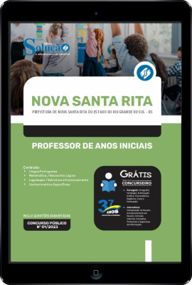 Apostila Prefeitura de Nova Santa Rita - RS em PDF - Professor de Anos Iniciais - Imagem 1