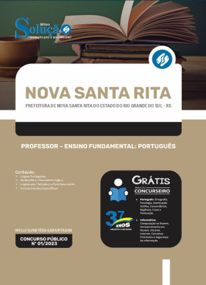 Apostila Prefeitura de Nova Santa Rita - RS - Professor - Ensino Fundamental: Português - Imagem 3