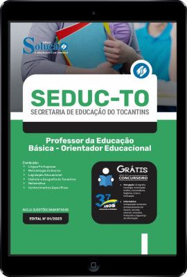 Apostila SEDUC-TO em PDF - Professor da Educação Básica - Orientador Educacional - Imagem 1