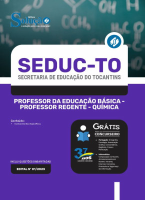 Apostila SEDUC-TO - Professor da Educação Básica - Professor Regente - Química - Imagem 3