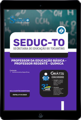 Apostila SEDUC-TO em PDF - Professor da Educação Básica - Professor Regente - Química - Imagem 1