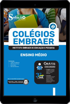 Apostila Colégios Embraer em PDF - Ensino Médio - Imagem 1