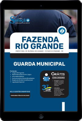 Apostila Prefeitura de Fazenda Rio Grande - PR em PDF - Guarda Municipal - Imagem 1