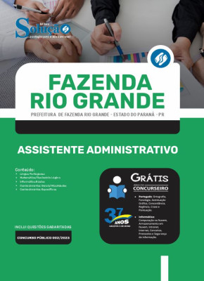 Apostila Prefeitura de Fazenda Rio Grande - PR - Assistente Administrativo - Imagem 3