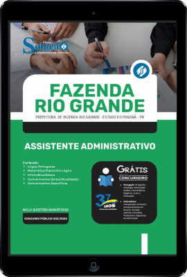 Apostila Prefeitura de Fazenda Rio Grande - PR em PDF - Assistente Administrativo - Imagem 1