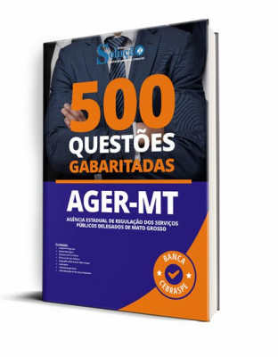 Caderno de Questões AGER-MT - 500 Questões Gabaritadas - Imagem 1