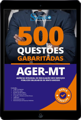 Caderno de Questões AGER-MT em PDF - 500 Questões Gabaritadas - Imagem 1