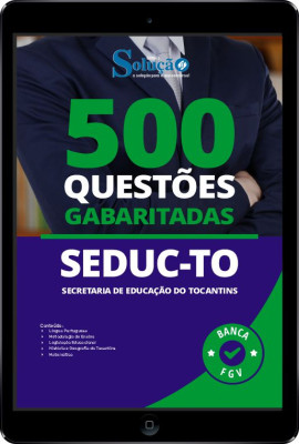 Caderno de Questões SEDUC-TO em PDF - 500 Questões Gabaritadas - Imagem 1