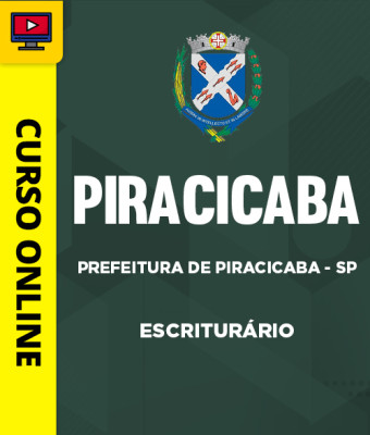 Curso Prefeitura de Piracicaba - SP - Escriturário - Imagem 1