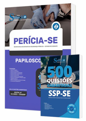 Combo Impresso SSP-SE - Papiloscopista - Imagem 1