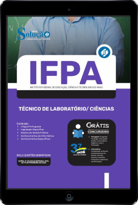 Apostila IFPA em PDF - Técnico de Laboratório/Ciências - Imagem 1