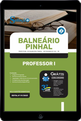 Apostila Prefeitura de Balneário Pinhal - RS em PDF - Professor I - Imagem 1