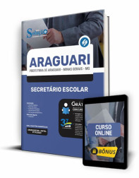 Capa Apostila Prefeitura de Araguari - MG - Secretário Escolar