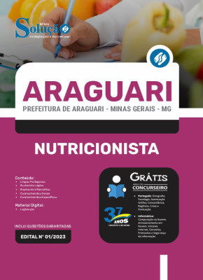 Apostila Prefeitura de Araguari - MG - Nutricionista - Imagem 3