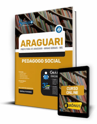 Apostila Prefeitura de Araguari - MG - Pedagogo Social - Imagem 1