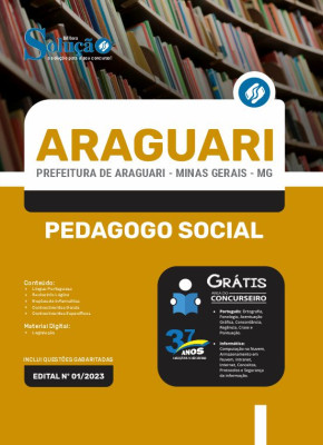 Apostila Prefeitura de Araguari - MG - Pedagogo Social - Imagem 3