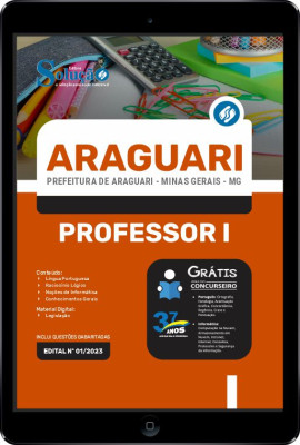 Apostila Prefeitura de Araguari - MG em PDF - Professor I - Imagem 1